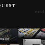 CodeQuest - 模写中級 #001 | CSS Gridで作るポートフォリオ (ID: 125) のアイキャッチ画像