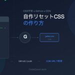 CodeQuest - 自作リセットCSSの作り方——GitHub + jsDelivr CDNで自分だけのCDN URLを手に入れる (ID: 4660) のアイキャッチ画像