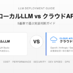 ローカルLLMとクラウドLLM APIの比較ガイド アイキャッチ画像