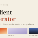 CodeQuest - CSSグラデーションジェネレーターの使い方｜linear/radial/conic対応・伝統色プリセット内蔵 (ID: 5236) のアイキャッチ画像