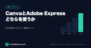 CanvaとAdobe Expressの違いとは?初心者向けデザイン練習ガイド