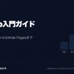 CodeQuest - GitHub入門ガイド｜Git基礎コマンドからGitHub Pagesでのサイト公開まで (ID: 928) のアイキャッチ画像