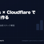 CodeQuest - Next.js×Cloudflare Workers×D1でSaaS開発する方法【技術スタック解説】 (ID: 3585) のアイキャッチ画像