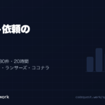 スポット依頼の取り方｜最初の1件は応募30件・20時間
