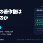 業務委託契約書の第27条・第28条がハイライトされたイラスト