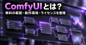 ComfyUIとは？無料の範囲・動作環境・ライセンスを始める前に整理