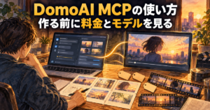 DomoAI MCPの使い方|作る前に料金とモデルを見る